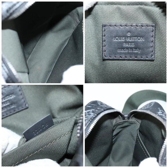 LOUIS VUITTON Monogram Eclipse DanubePM Shoulder Bag M43677 LV Auth 133254M - Picture 15 of 16